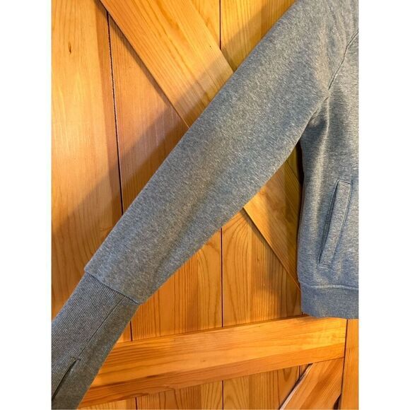 Mondetta Jacket Womens Small Full Zip Long Sleeve Thumb Holes Gray Pockets (0101 - Picture 4 of 7